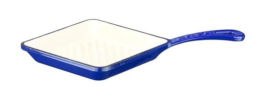 Lava Mini Kare Döküm 16x16 cm Grill Tava Mavi
