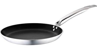 Altınbaşak Masterchef Çelik Saplı Alüminyum 26 cm Krep Tava Gri