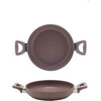 Safinox Plastik Saplı Alüminyum 22 cm Sahan Tava Rose Gold