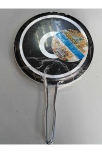 Enes İkiz Metal Saplı Teflon 32 cm Balık Tava Siyah
