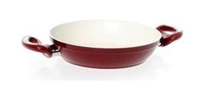 Essenso Ecotouch Valencia Plastik Saplı Seramik 22 cm Sahan Tava Kırmızı
