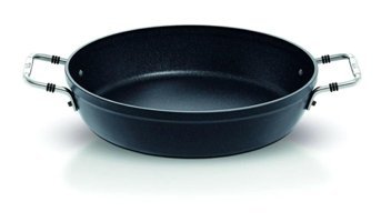 Fissler FS05651524100 Çelik Saplı Alüminyum 24 cm Düz Tava Siyah