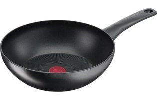 Tefal 3X Ultimateone Plastik Saplı Alüminyum 28 cm Wok Tava Siyah