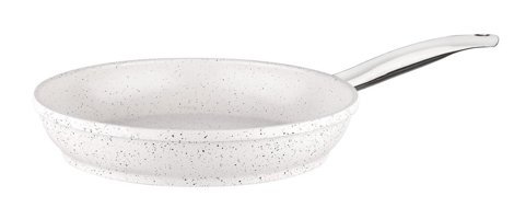 Taç Gravita TAC-3421 Metal Saplı Döküm 32 cm Düz Tava Beyaz