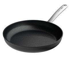 Berghoff Leo 3950479 Çelik Saplı Paslanmaz Çelik 28 cm Düz Tava Siyah