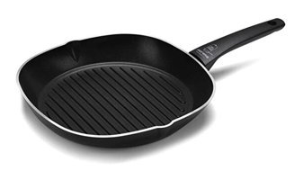 Moneta Recy 0005551428 Plastik Saplı Alüminyum 28 cm Grill Tava Siyah