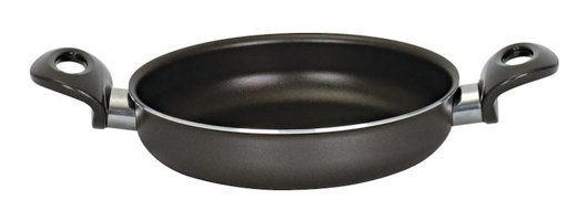 Mehtap Onyx Plastik Saplı Teflon 18 cm Sahan Tava Siyah