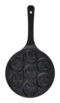 Karaca Smile Plastik Saplı Bio Granit 26 cm Pankek Tava Siyah