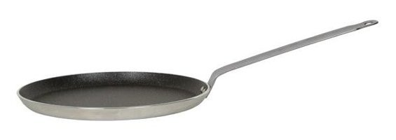 Viyalente Horeca Metal Saplı Alüminyum 26 cm Krep Tava Gri