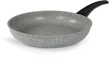 Flonal Dura Plastik Saplı Alüminyum 28 cm Kızartma Tava Gri