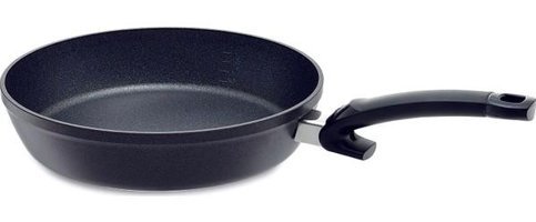 Fissler Adamant Comfort Plastik Saplı Alüminyum 28 cm Düz Tava Siyah