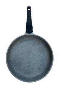 Aryıldız Fontal AR244432 Plastik Saplı Döküm 24 cm Düz Tava Gri