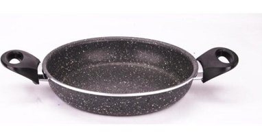 Essenso J70 Plastik Saplı Granit 24 cm Sahan Tava Siyah
