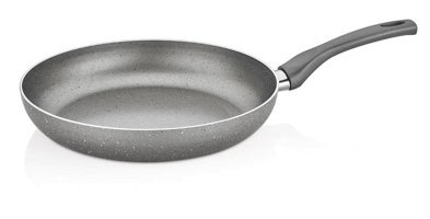 Papilla Fred Plastik Saplı Alüminyum 22 cm Düz Tava Gri