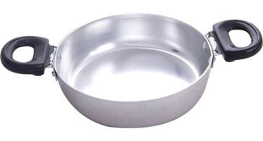 Olkar Plastik Saplı Alüminyum 18 cm Sahan Tava Gri
