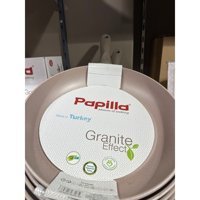 Papilla Plastik Saplı Alüminyum 30 cm Düz Tava Krem