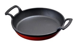 Lava Döküm Saplı Demir Döküm 16 cm Sahan Tava Kırmızı