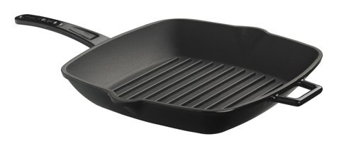 Lava Cookware LV P GT 2828 K0 Demir Saplı Demir Döküm 28 cm Grill Tava Siyah