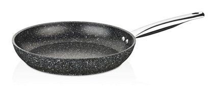 Falez Black Line BLN3031 Çelik Saplı Döküm 20 cm Düz Tava Siyah