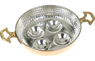 Saint Belisama 4 Bölüm Bakır 18 cm Sahan Tava