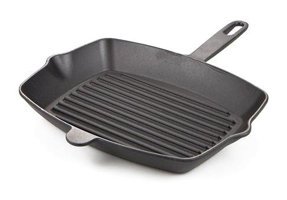 Esse Chambery Döküm Saplı Demir Döküm 26x32 cm Grill Tava Siyah