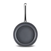Karaca x Refika Birgül Swiss Crystal Çelik Saplı Metal 30 cm Düz Tava Gri
