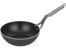 Altınbaşak Lazetti Çelik Saplı Alüminyum 20 cm Wok Tava Siyah