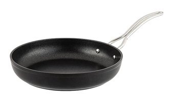 Saflon Metal Saplı Alüminyum 20 cm Düz Tava Siyah