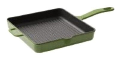 Sürel 5808 Döküm 25x25 cm Düz Tava Yeşil