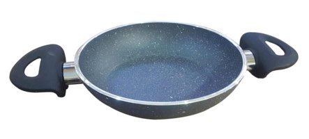 Eda Plastik Saplı Granit 22 cm Sahan Tava Gri