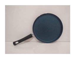 Mehtap Plastik Saplı 26 cm Krep Tava Siyah