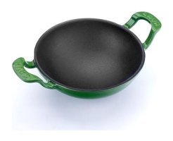 Lava Döküm 16 cm Wok Tava Yeşil