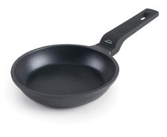 Lacor Mini 25163 Plastik Saplı Alüminyum 14 cm Kızartma Tava Siyah