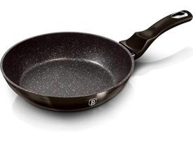 Berlinger Haus BH/6600 Plastik Saplı Alüminyum 24 cm Düz Tava Siyah
