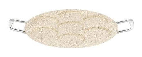Hascevher Germanitium Metal Saplı Granit 35 cm Pankek Tava Krem
