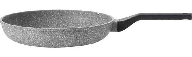 Gfc Life Store Premium Plastik Saplı Alüminyum Döküm 26 cm Düz Tava Gri