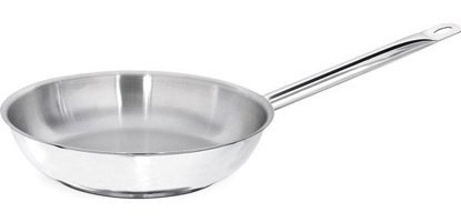 Kapp Çelik 20 cm Düz Tava Gri