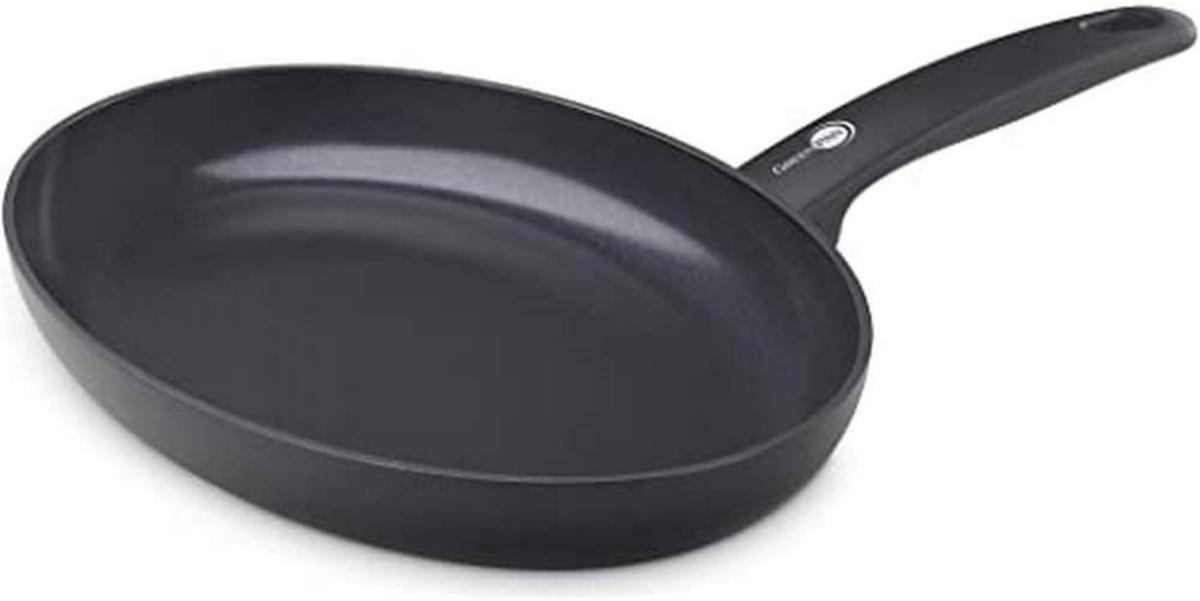 Greenpan Cambridge CW002322-002 Plastik Saplı 32 cm Balık Tava Siyah