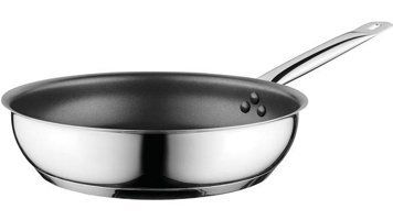 Berghoff Essentials Comfort Çelik Saplı Paslanmaz Çelik 24 cm Düz Tava Gri