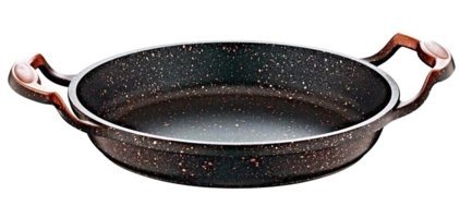 O.M.S 3248 Döküm Saplı Döküm 20 cm Sahan Tava Gri
