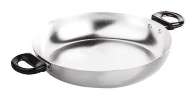 Tcb Plastik Saplı Alüminyum 24 cm Sahan Tava Gri