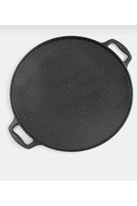 Laviss Kitchen Döküm Saplı Döküm 34 cm Gözleme Tava Siyah