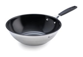 Princess Masterpro 3770-KF Plastik Saplı Alüminyum 28 cm Wok Tava Gri