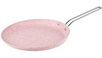 O.M.S 3234 Metal Saplı Alüminyum 30 cm Krep Tava Pembe
