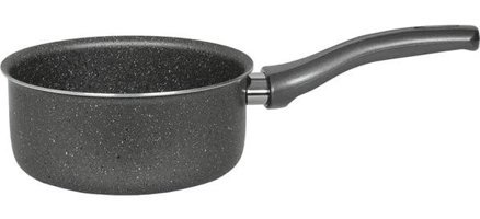 Mehtap Plastik Saplı Granit 16 cm Sos Tava Gri