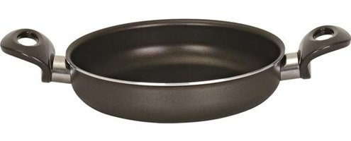 Mehtap Kapaklı Plastik Saplı Granit 16 cm Sahan Tava Siyah