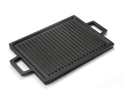 Lava Dikdörtgen Döküm 22x30 cm Grill Tava Siyah