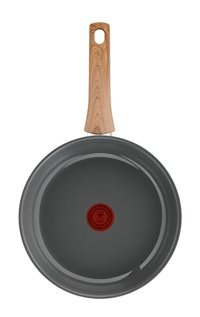 Tefal Ahşap Saplı Seramik 26 cm Düz Tava Gri