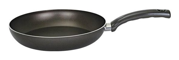 Mehtap Onyx Plastik Saplı Teflon 26 cm Düz Tava Siyah