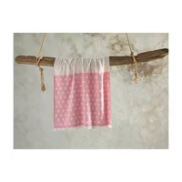English Home Spotty Pamuklu Polyester Plaj Havlusu Pembe